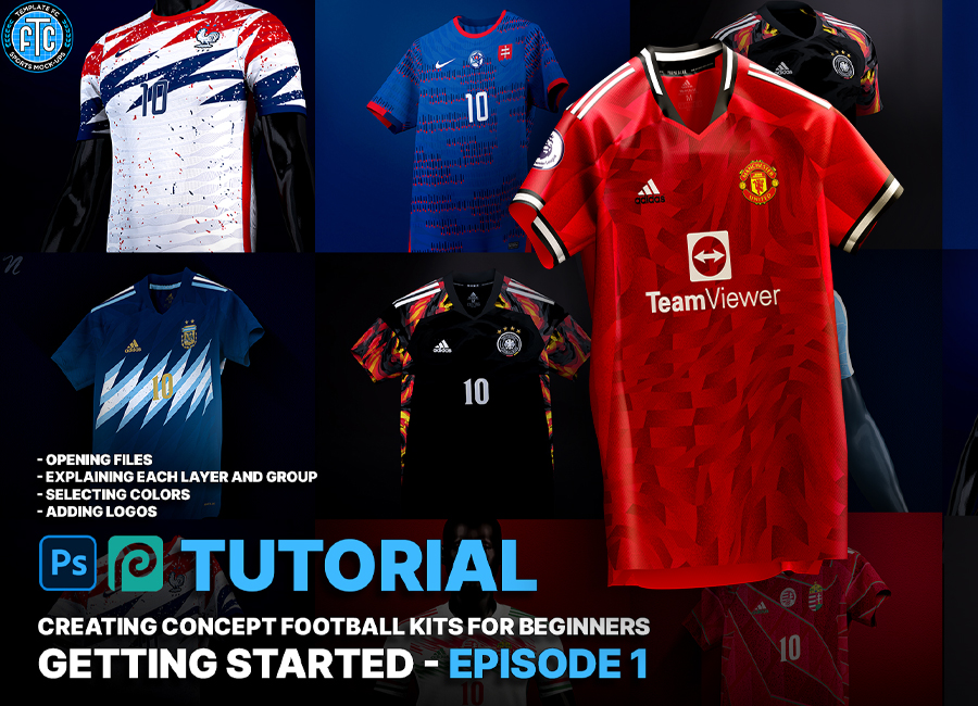 Football Shirt Design Tutorial - For beginners