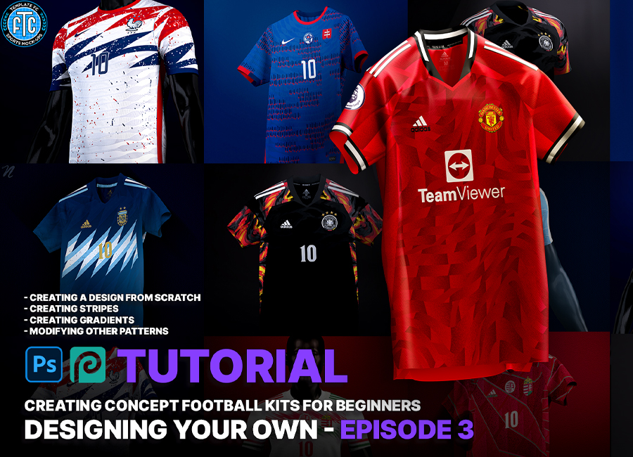 Kit Design Tutorial -  Ep. 3 - Designing Your Own Kit #kitdesign #conceptkits #footballkitdesign #fantasykitdesign #footballshirt #designfootball #kitconcepts