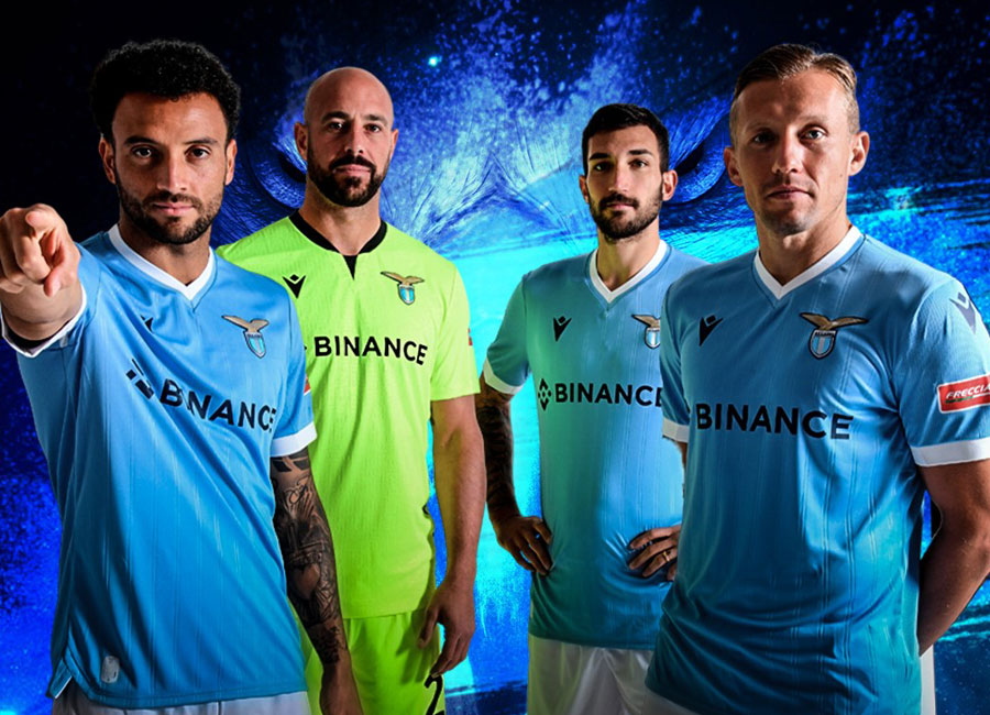 Lazio Announce Binance Shirt Sponsorship Deal - Football Shirt