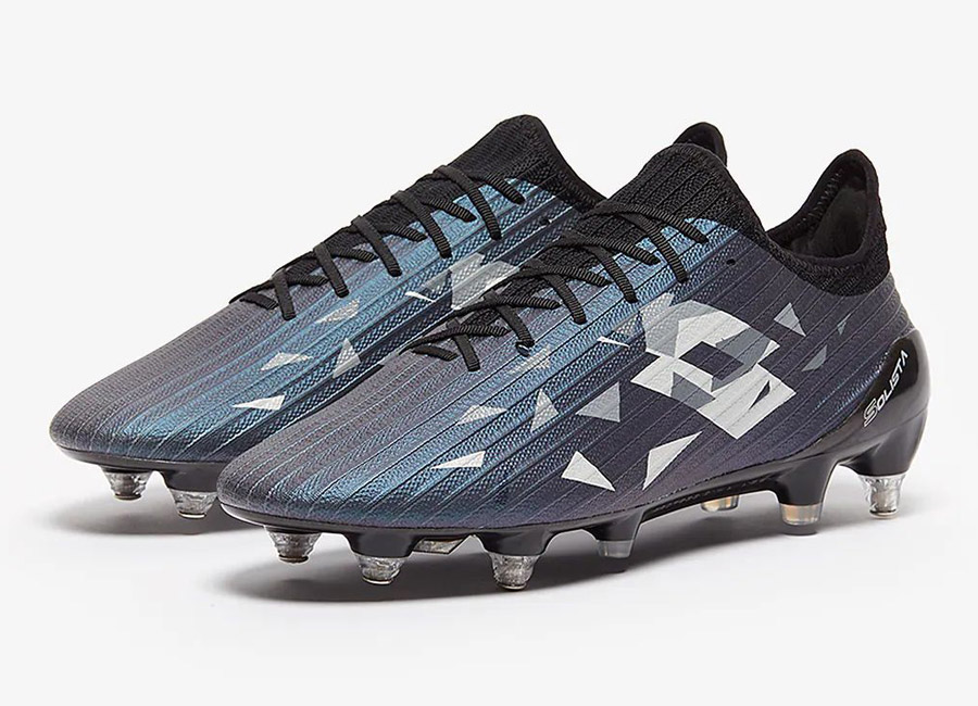 Lotto Solista 200 IV SGX - Black / Asphalt / Vapor Gray #footballboots #lottofootball