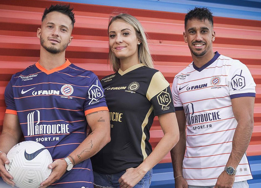 Montpellier HSC 2021-22 Nike Home, Away and Third Kits #MontpellierHSC #Montpellier #MHSC #nikefootball