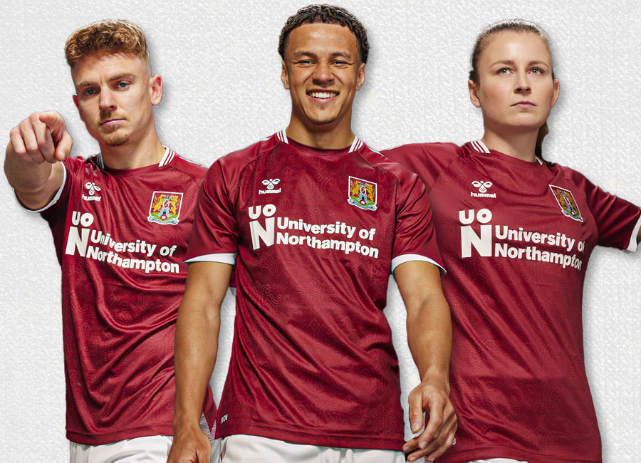 Northampton Town 2021-22 Hummel Home Kit #NorthamptonTown #sharethegame #ShoeArmy