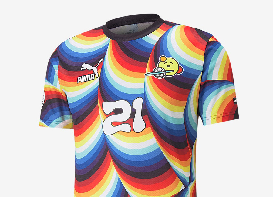 Acid FC X Puma Planet Utopia Shirt - Puma Black / Violet Indigo #AcidFC #pumafootball