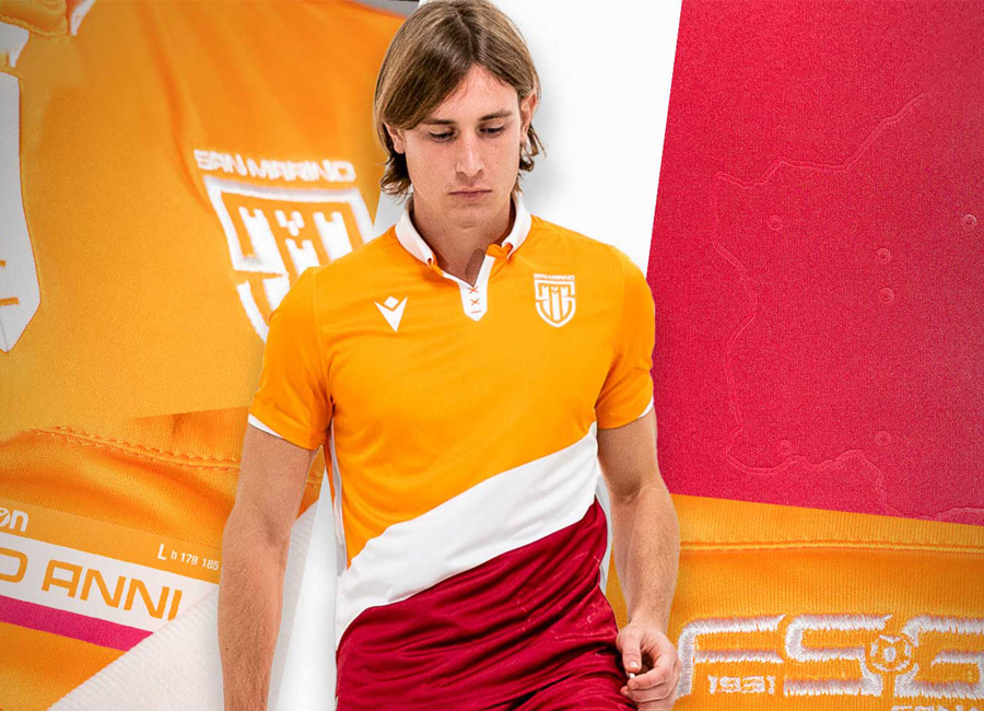 San Marino 2021 Macron 90th Anniversary Shirt #SanMarino #macronsports