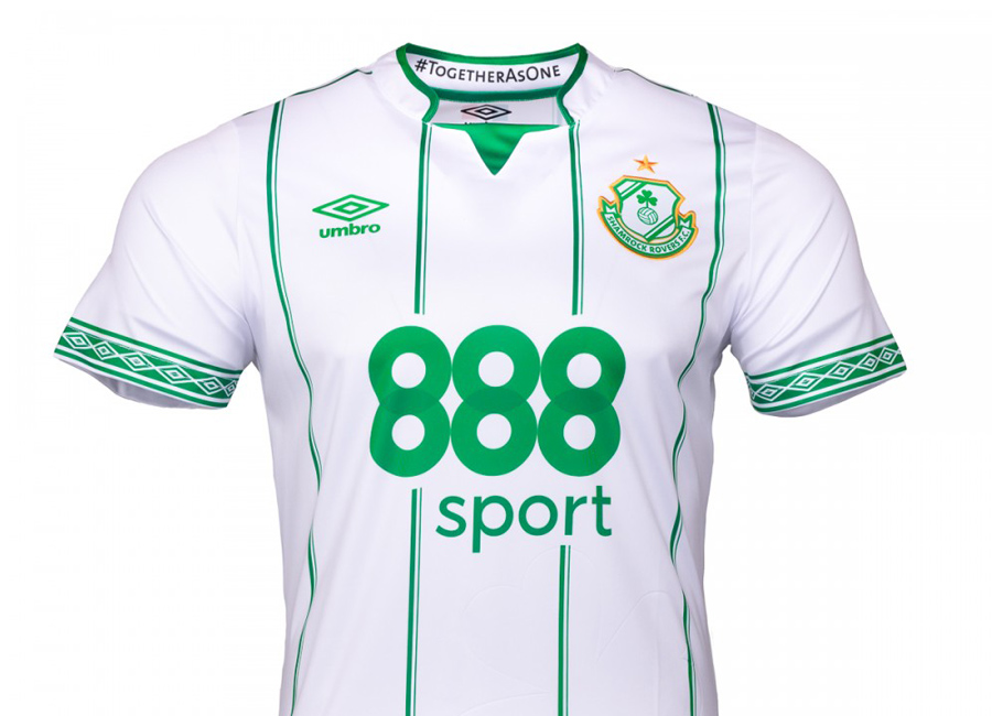 Umbro Shamrock Shamrock Rovers Away Jersey Retro Shamrock Rovers
