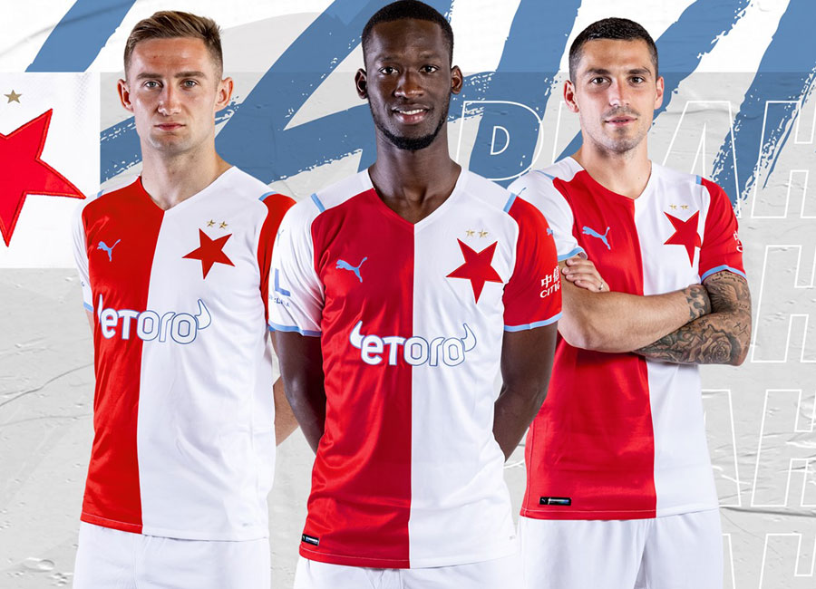 Camisa Titular Slavia Praha 2021-22