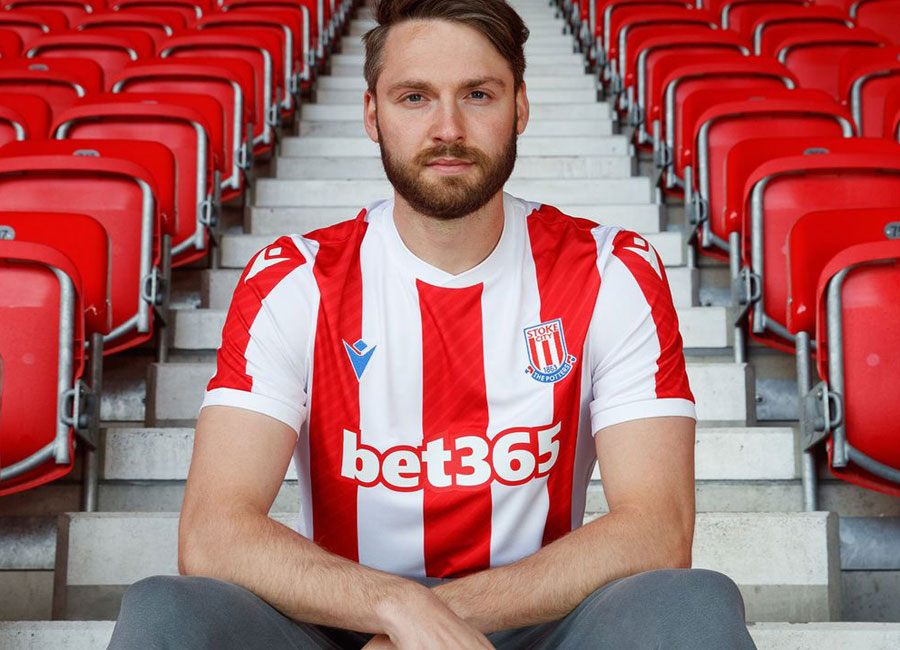 Stoke City 2021-22 Macron Home Shirt #StokeCity #SCFC #StokeCityfc