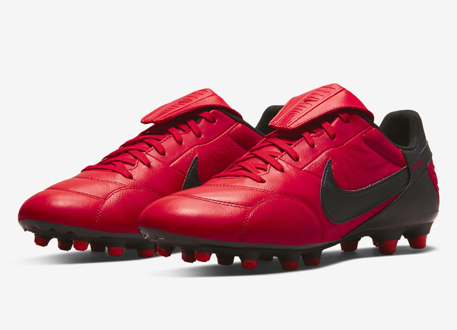 The Nike Premier 3 FG - University Red / University Red / Black #footballboots #nikefootball #football #nike