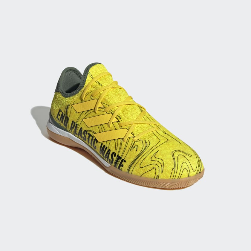 Adidas Gamemode Knit Indoor Shoes - Impact Yellow / Beam Yellow / Green Oxide