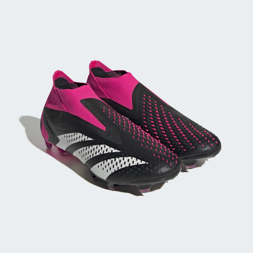 Adidas Predator Accuracy+ FG Own Your Football - Core Black / Cloud White / Team Shock Pink 2
