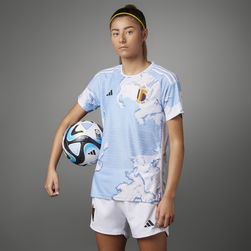 Belgium 2023 Adidas Women's Away Shirt - Football Shirt Culture ...