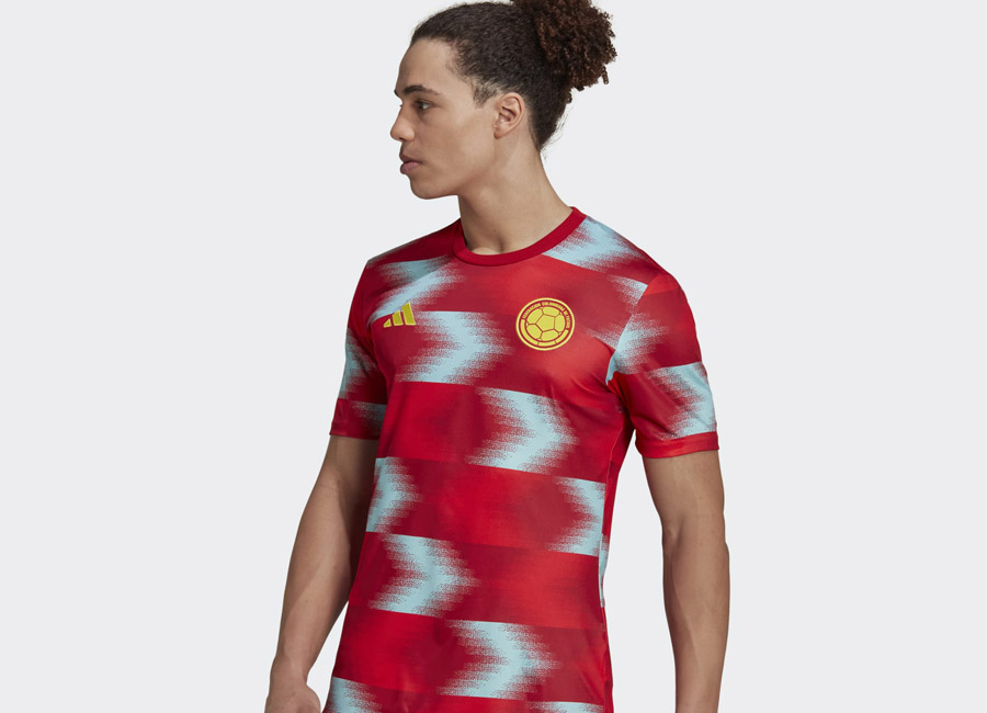 Colombia 2022 Adidas Pre-Match Jersey