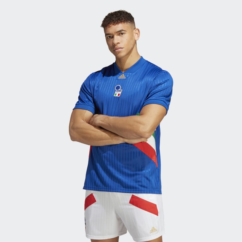 Italy 2023 Adidas Icon Jersey - Royal Blue