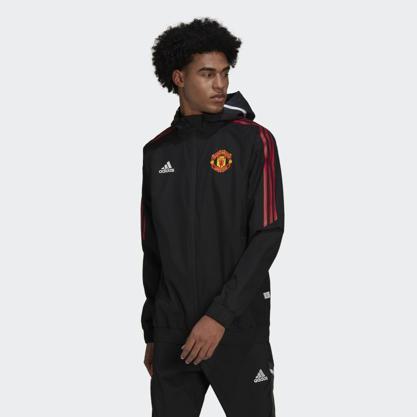 Manchester United 22/23 Condivo 22 All-Weather Jacket - Black