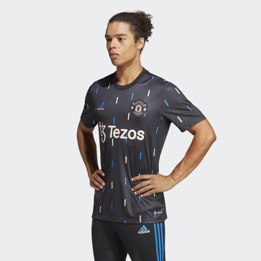 Manchester United Pre-Match Jersey - Black / Night Grey / Glow Blue / Icey Pink