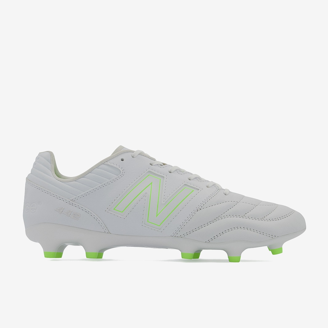 New Balance 442 V2 Pro FG Tri-Aura - White / Silver - Football