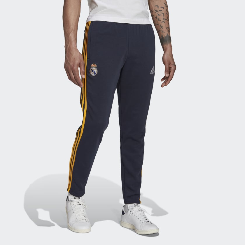 Real Madrid 22/23 3-Stripes Sweat Tracksuit Bottoms - Night Navy
