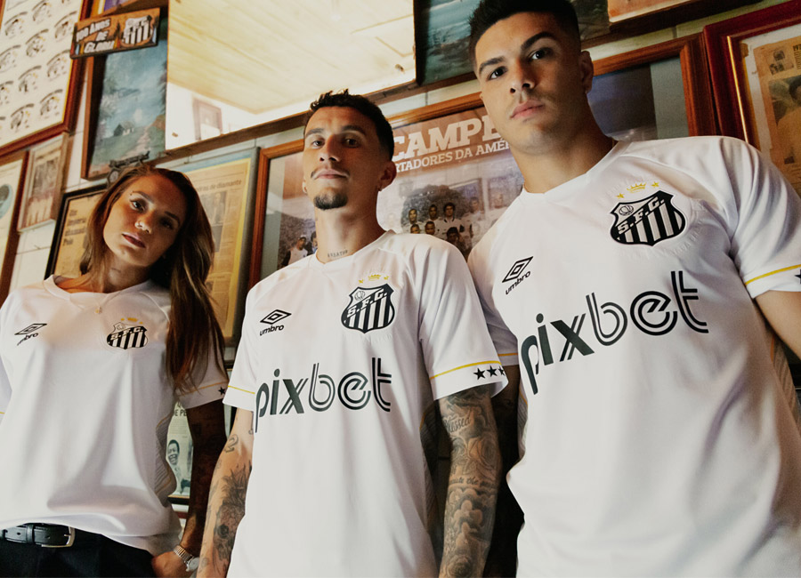 Santos 2023-24 Umbro Home Kit