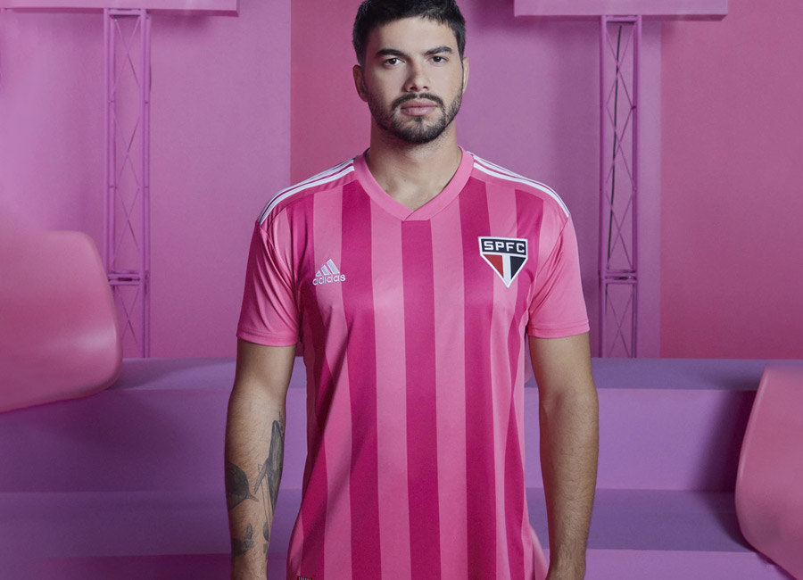 São Paulo 2022 Adidas Pink October Shirt