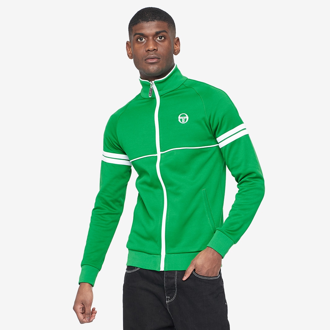 Sergio Tacchini Orion Track Top Deep Coral Gardenia