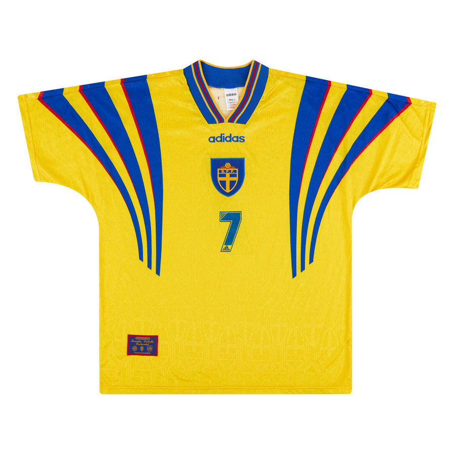 1996-97 Sweden Match Issue Home Shirt
