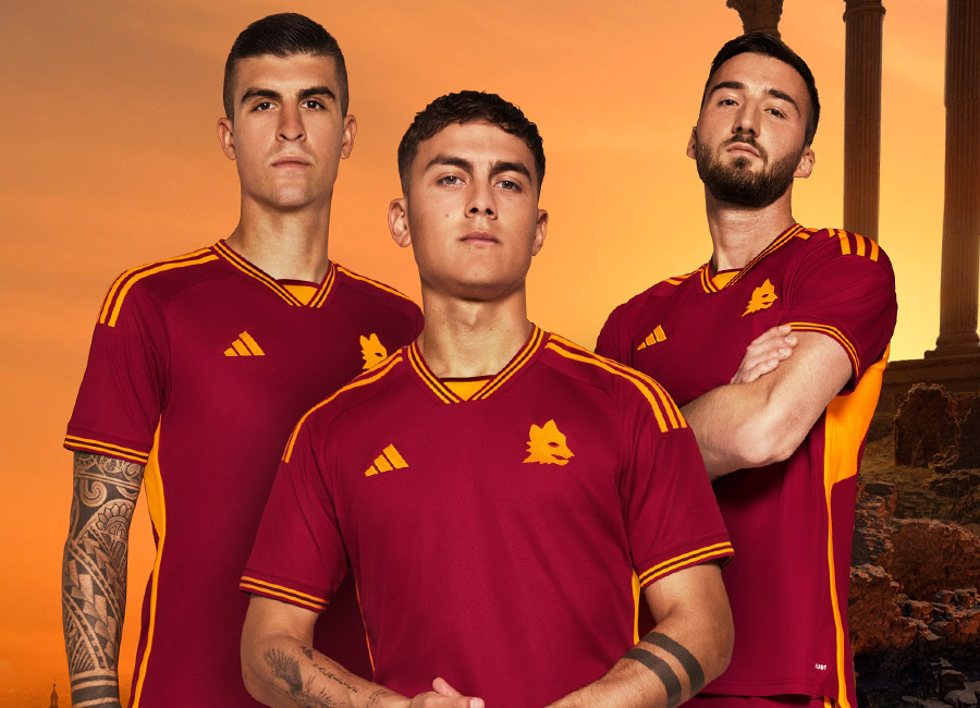 AS Roma 2023-24 Adidas Home Kit