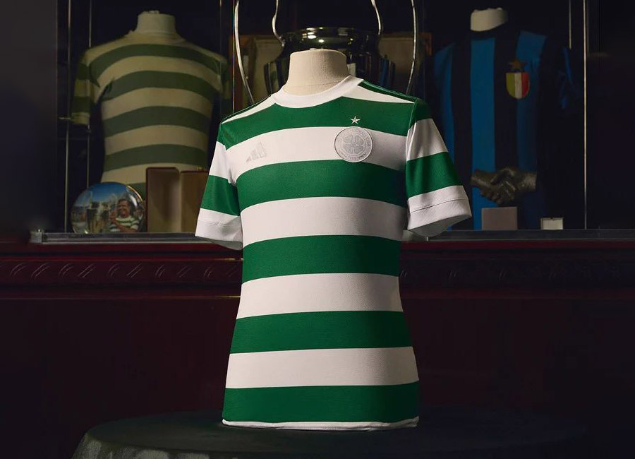 Celtic 2023 Adidas 120 Years of Hoops Kit