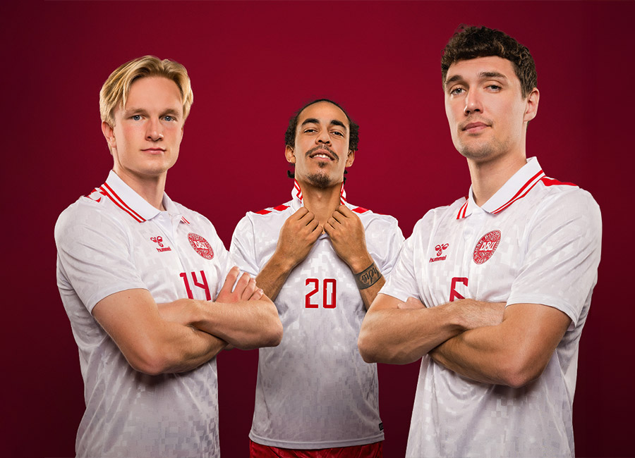 Denmark 2024 Hummel Away Kit