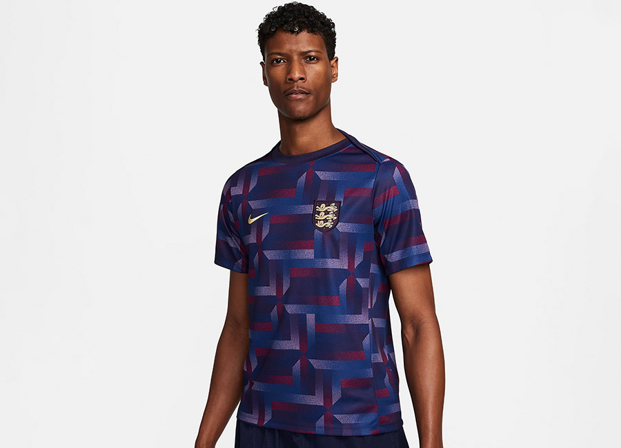 England 2024 Nike Pre-Match Shirt - Purple Ink / Purple Ink / Sesame