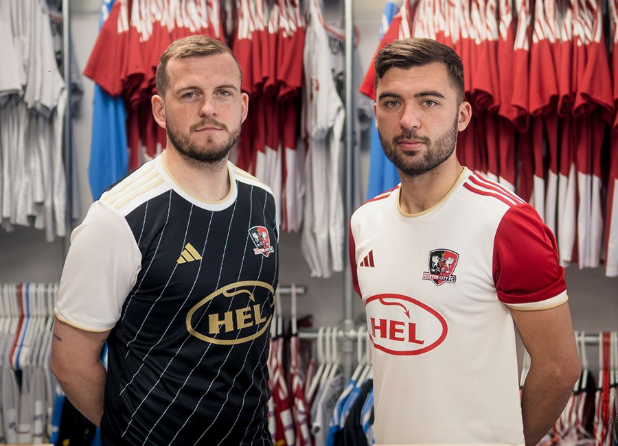 Exeter City 24-26 Adidas Shirt Vote