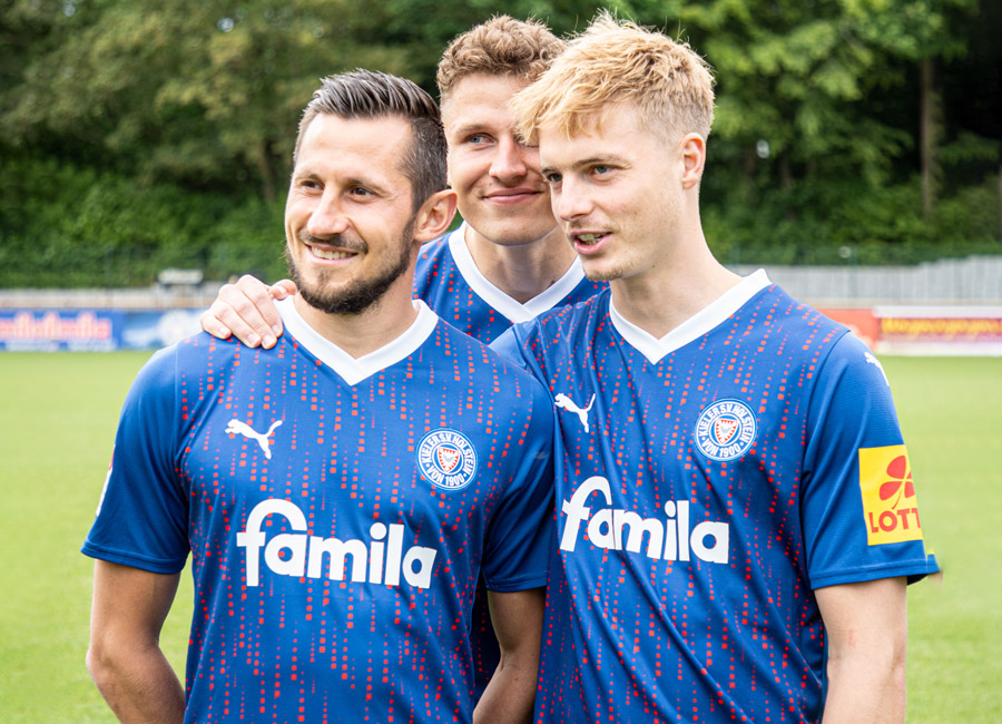 Holstein Kiel 2023-24 Puma Home and Away Kits