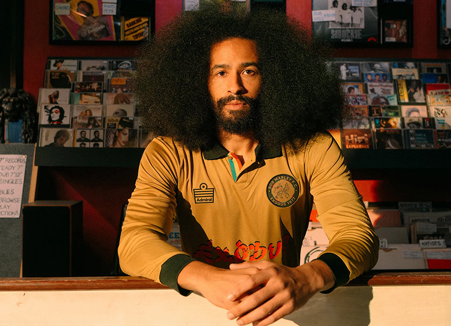 Modfather Clothing x Bob Marley x Admiral - The Natural Mystic Gold Exodus Shirt