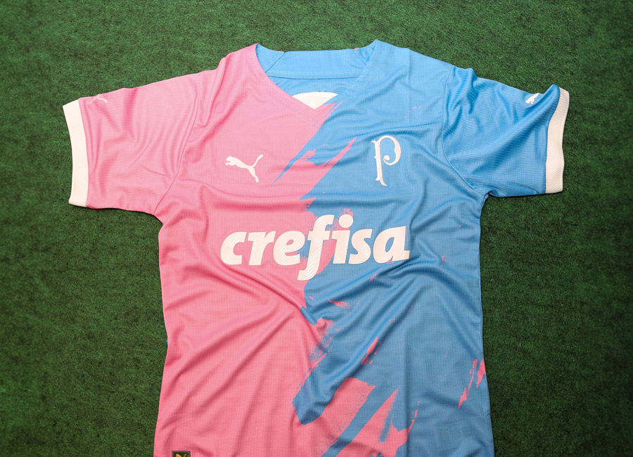 Palmeiras 2023 Puma Pink October Shirt