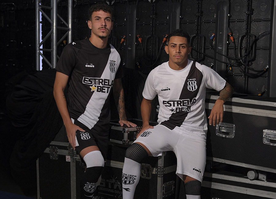 Ponte Preta 2024 Diadora Home and Away Kits