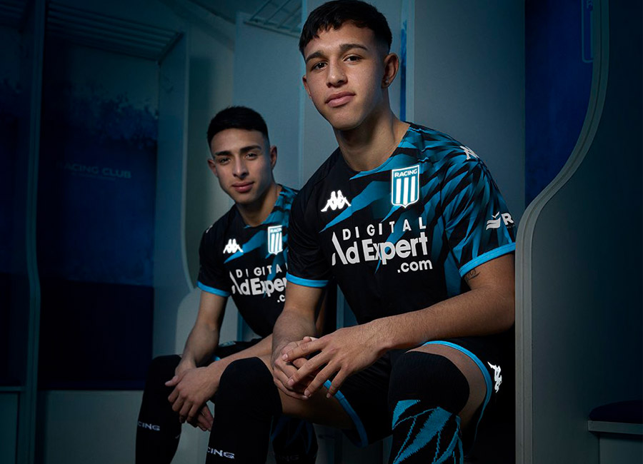 Racing Club 2021/22 Kappa Home, Away and Third Kits - FOOTBALL FASHION