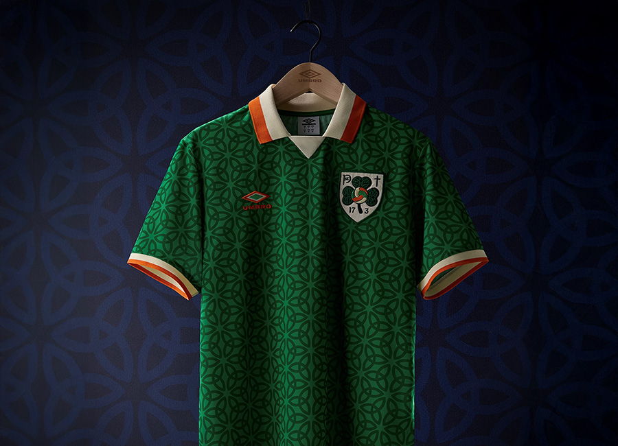 ウェア UMBRO 17-3 FOOTBALL JERSEY GREEN Umbro 2025 St Patricks Day 17-3 Jersey - Green - Football