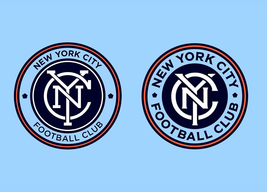 new york city fc introduce updated club badge old new