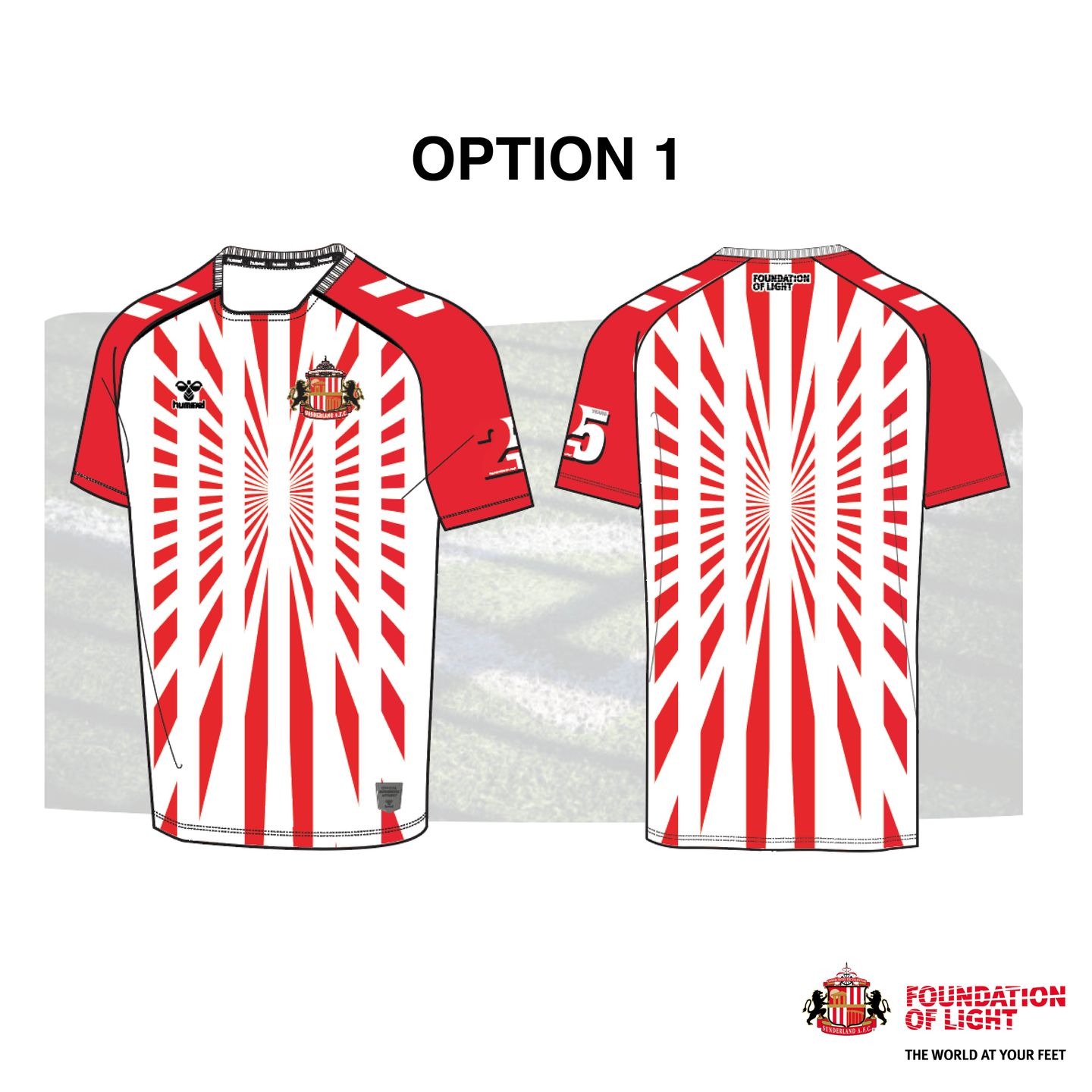 sunderland afc 2026 foundation of light 25th anniversary kit vote 1
