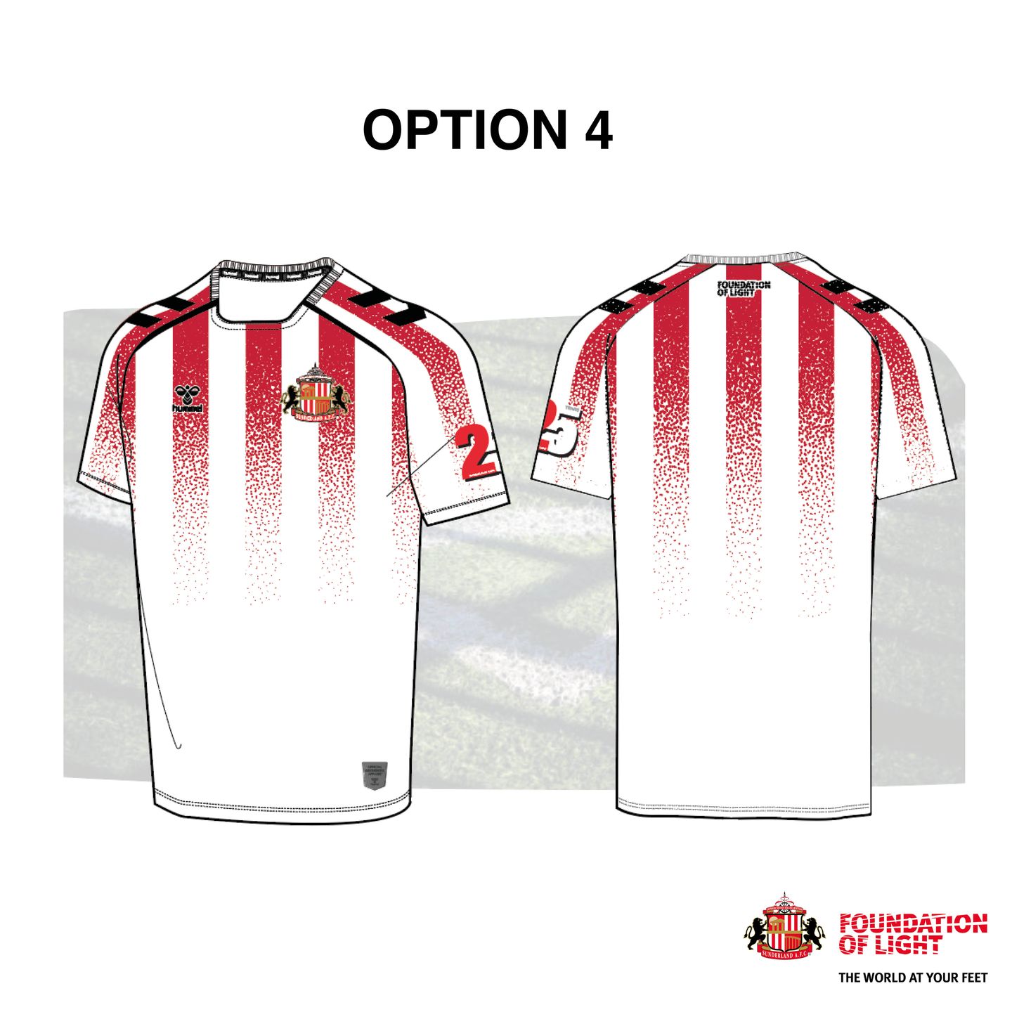 sunderland afc 2026 foundation of light 25th anniversary kit vote 4