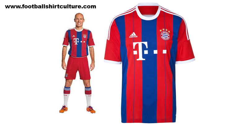 blyant Svare kæmpe stor Bayern Munich 14/15 adidas Home Football Kit - Football Shirt Culture -  Latest Football Kit News and More