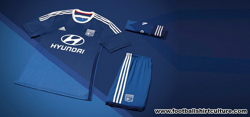 Olympique Lyonnais 14/15 adidas Away Football Kit - Football Shirt ...