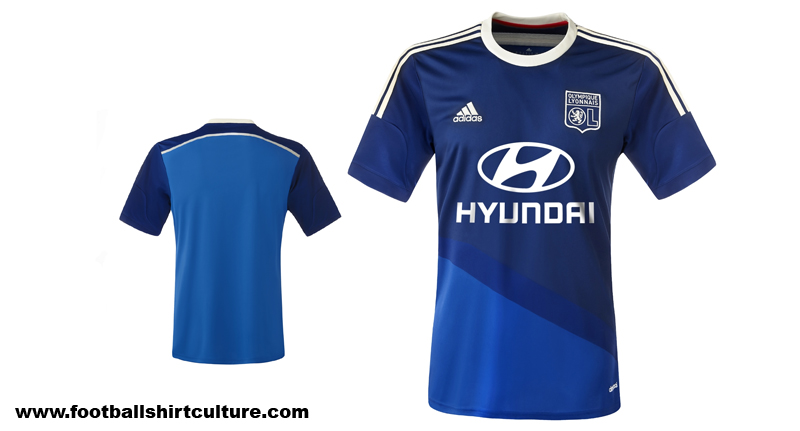 Olympique Lyonnais 14/15 adidas Away Football Kit | 14/15 Kits ...