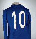 A BLUE WOOLLEN ITALY INTERNATIONAL SHIRT 