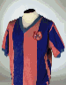 A RED AND BLUE BARCELONA SHORT-SLEEVED SHIRT 
