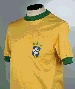 A YELLOW BRAZIL SHORT-SLEEVED SHIRT 
