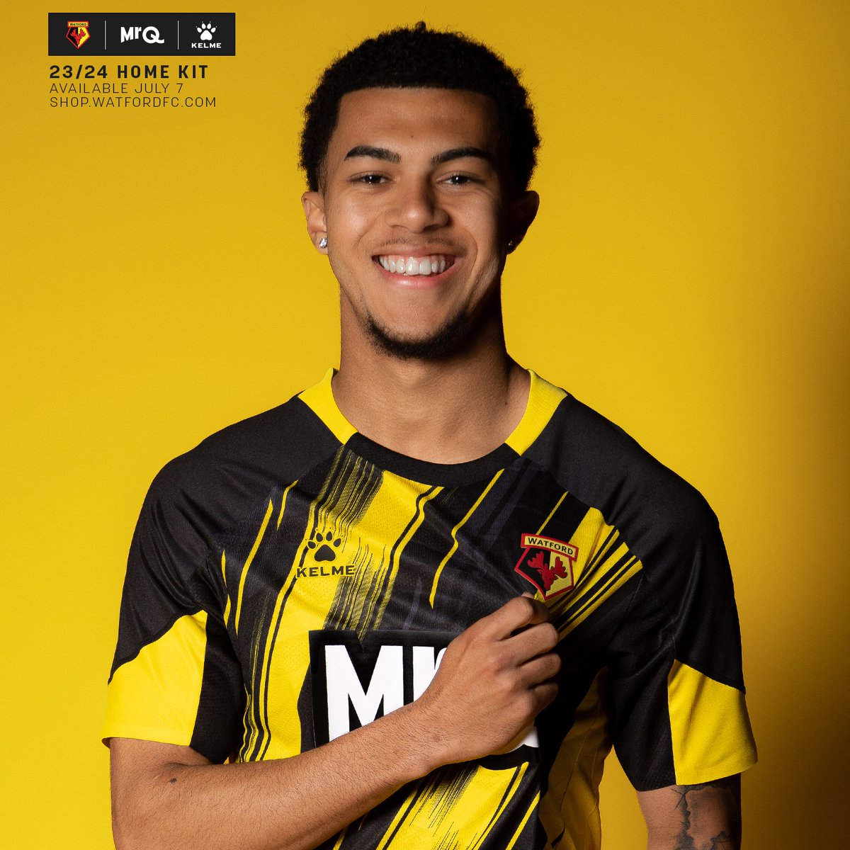 Official: Watford's New Kelme Home Kit For 2023/24! - Watford FC