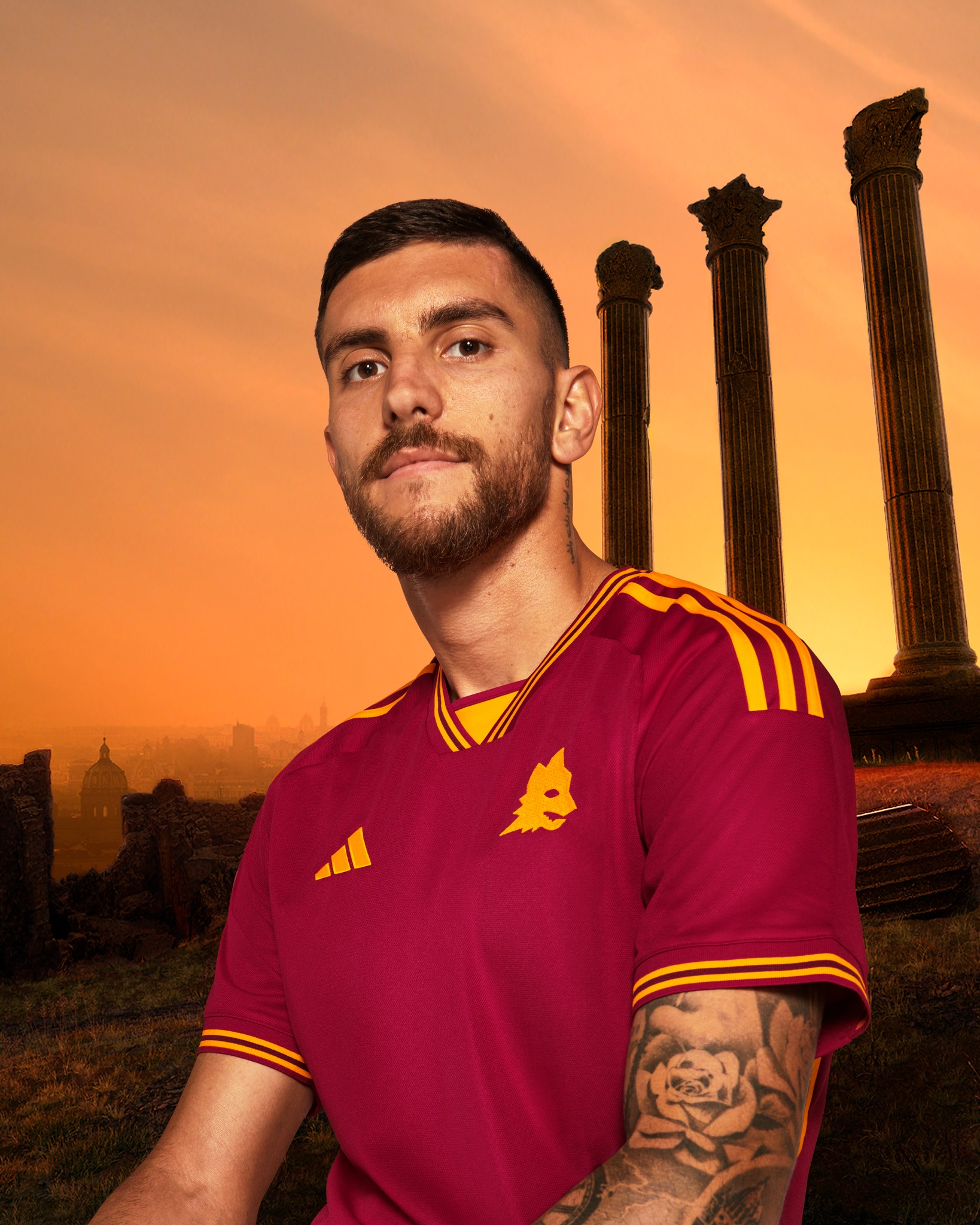 AS Roma 2023-24 Adidas Home Kit - Football Shirt Culture - Latest ...