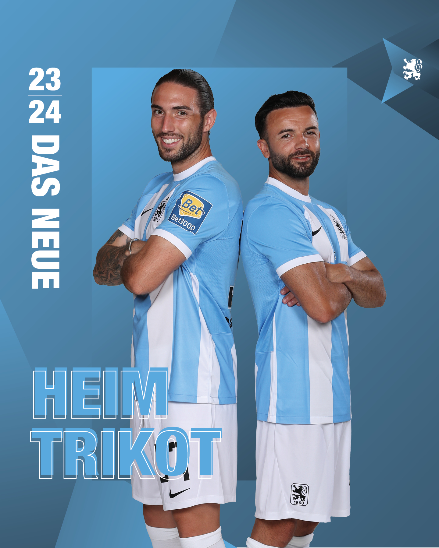 1860 München 23-24 Home Kit Released - Footy Headlines