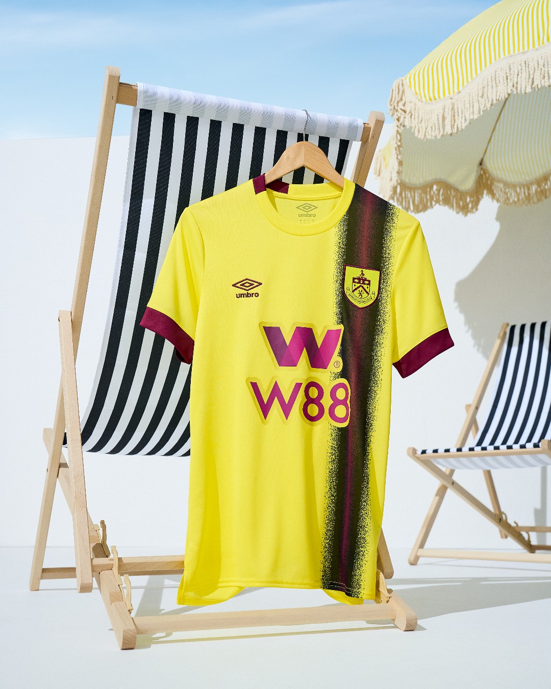 W88 to prominently feature on Burnley kit for 2023/24 season