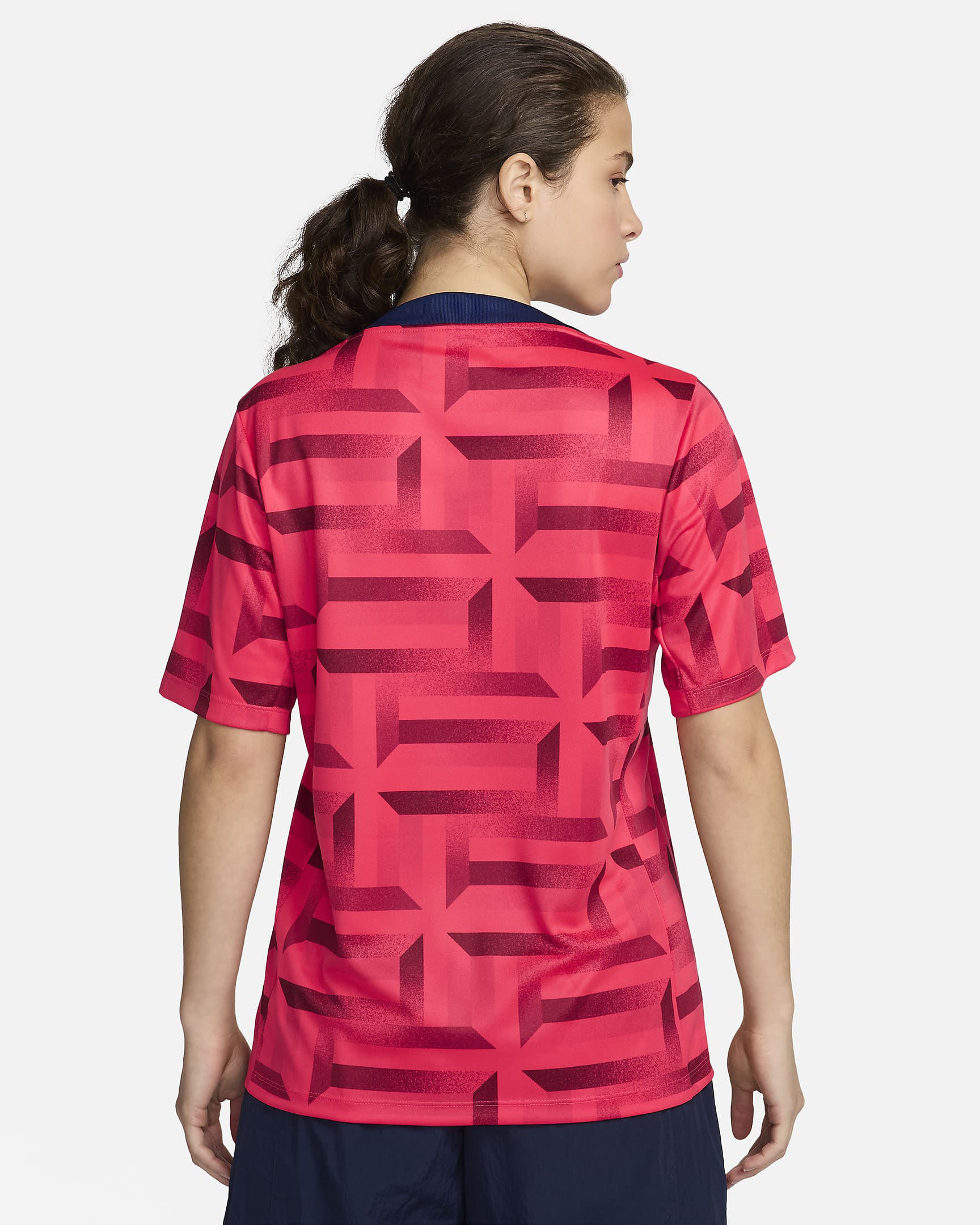 siren red nike shirt